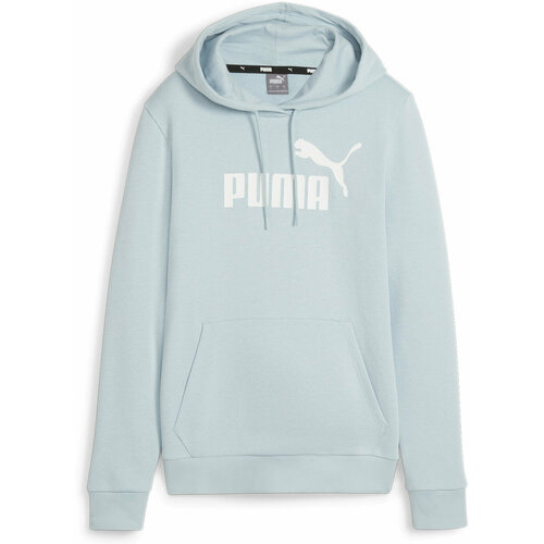 Худи спортивное PUMA Essentials Big Logo, размер S, голубой