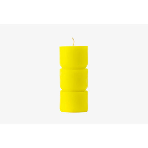 Интерьерная свеча candle 827 yellow 75 г 1656₽
