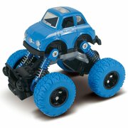 Машинка Funky Toys "Die-cast", инерционный механизм, рессоры, синяя, масштаб 1:46