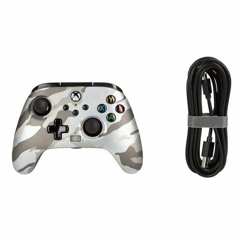 Проводной геймпад PowerA для Xbox Series X замаскированный серый 499000₽