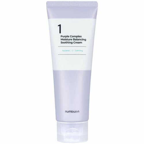 Успокаивающий крем с азуленом Numbuzin No.1 Purple Complex Moisture Balancing Soothing Cream 60 мл