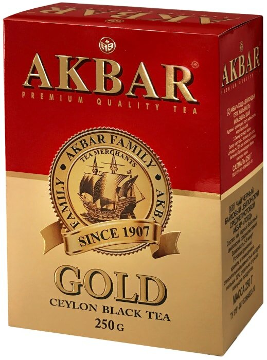 Чай черный Akbar Gold 250г