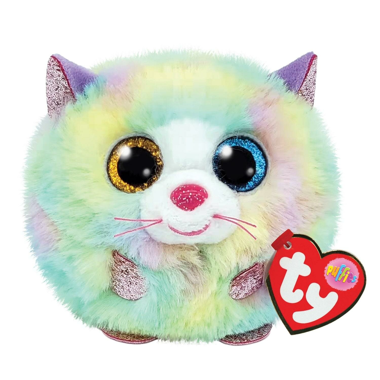 Игрушка мягкая TY PUFFIES Кошечка HEATHER, 42503