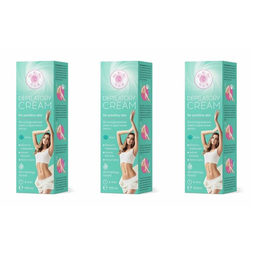 Mi-Ri-Ne Крем для депиляции Для чувствительной кожи 100 мл 3 шт 802₽