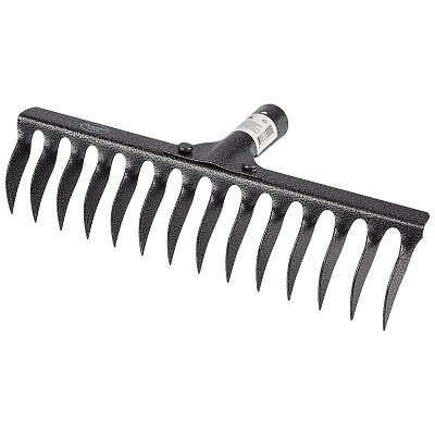 фото Грабли витые 14 зубьев (Рельсовая сталь)