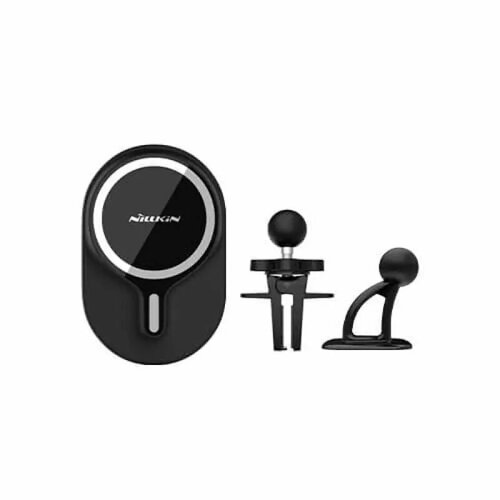 Автомобильный держатель Magsafe с беспроводной зарядкой Nillkin MagRoad Magnetic Car Mount with Wireless Charging Clip 3200₽