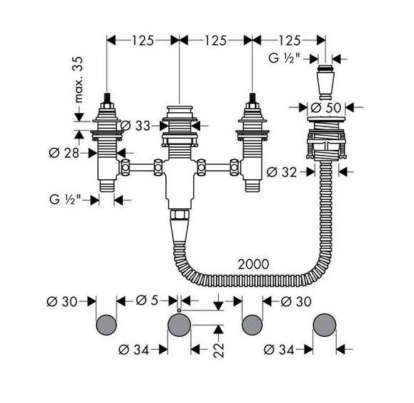 Скрытая часть Hansgrohe - фото №9