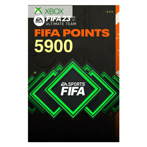 бокс с наклейками fifa 365 2023 50 наборов FIFA 23 POINTS FUT - 5900 Xbox One / Series X/S код активации