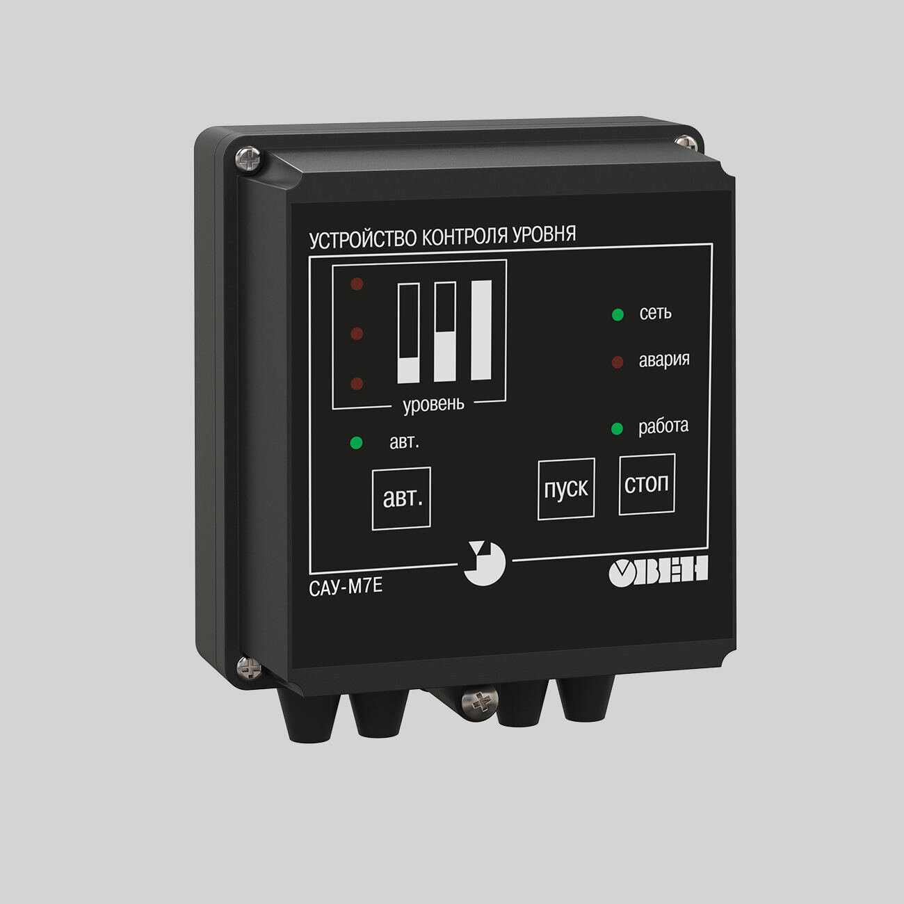 Прибор контроля уровня жидкости и сыпучих сред овен САУ-М7Е. Н (3 уровня, IP44) — фото 1
