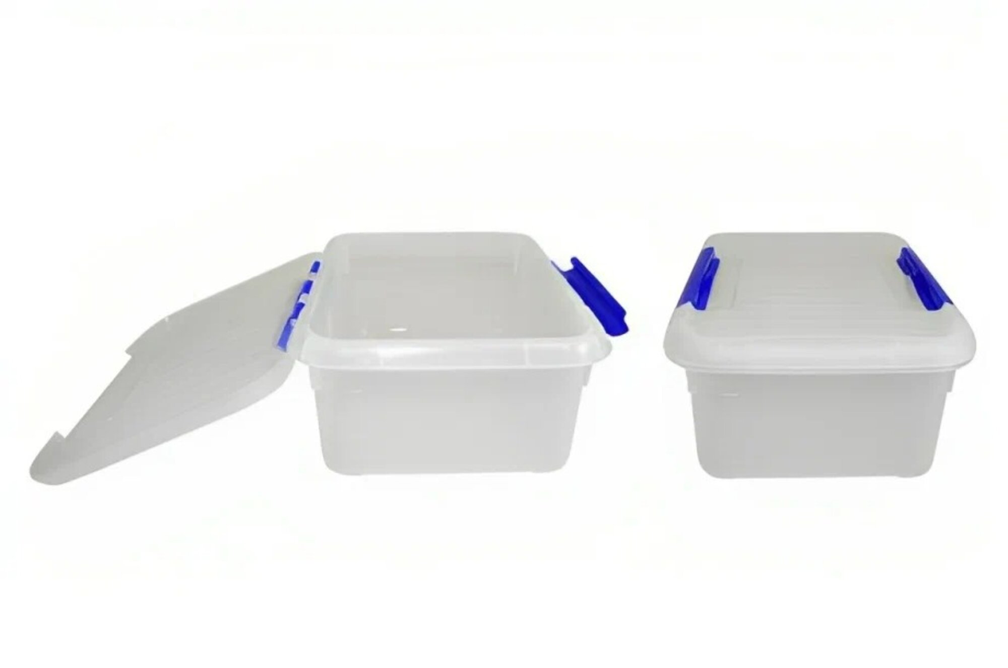 MGprof Контейнер для продуктов 60 л. 30*23*12 см. с синим зажимом