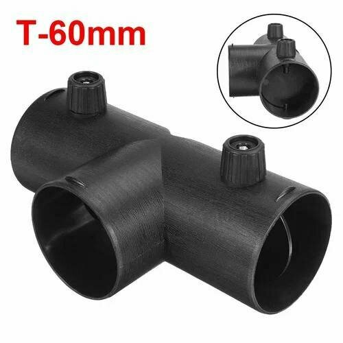 Тройник Т-образный с заслонкой 60мм для автономного воздушного отопителя 750₽