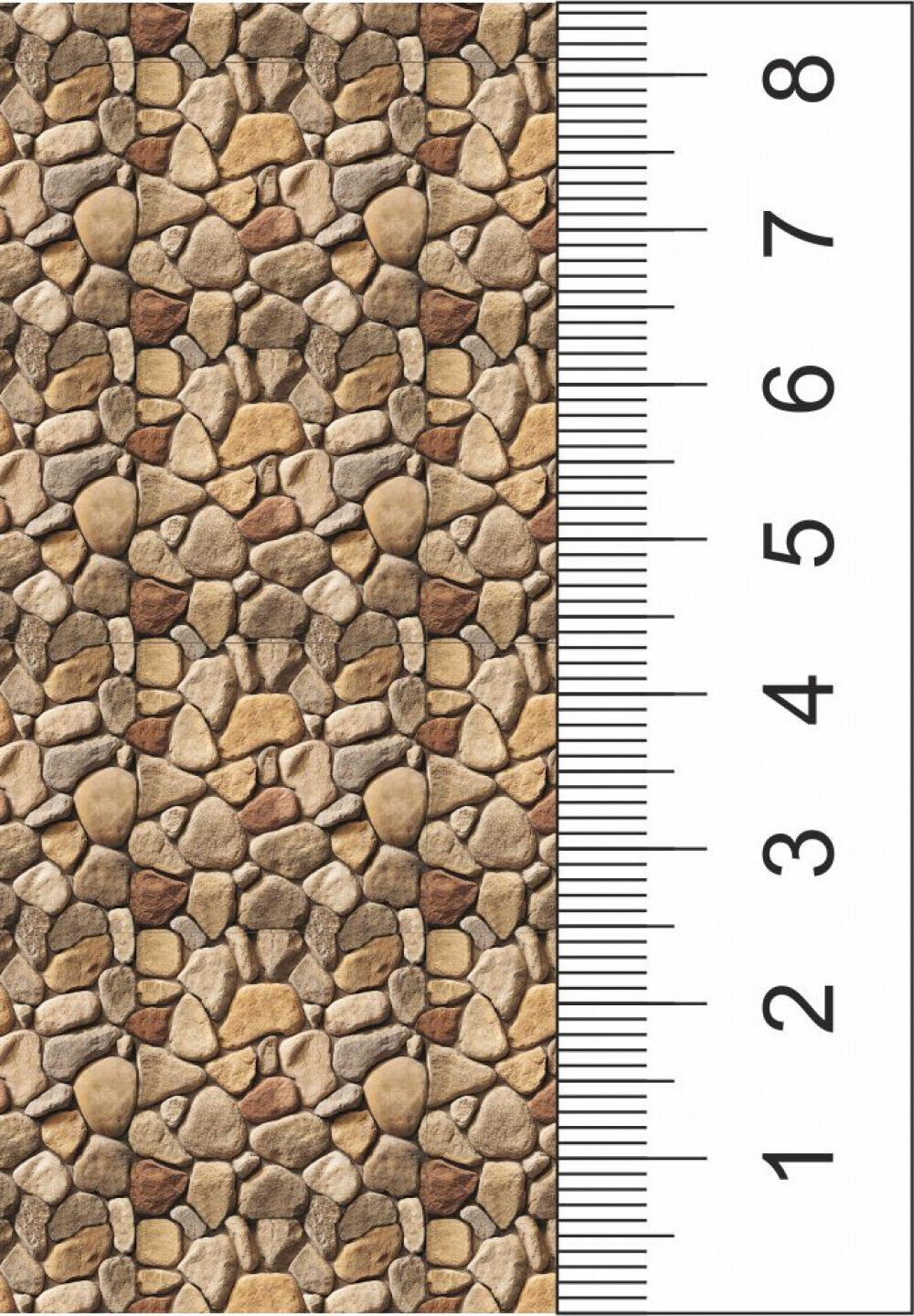 Текстура булыжника для макетов. Лист А4.