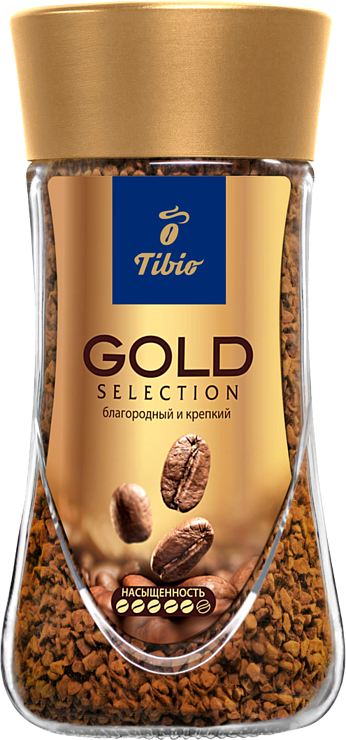 Кофе растворимый Tibio Gold Selection 47,5г с/б крист