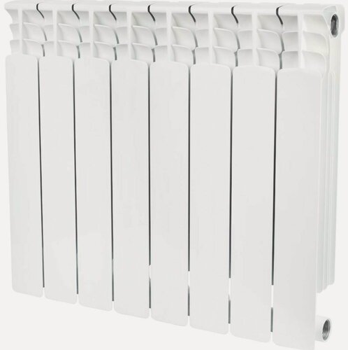 Изображение товара Радиатор биметаллический Stout Space 500/90/8 секций, 1448 Вт, цвет белый
