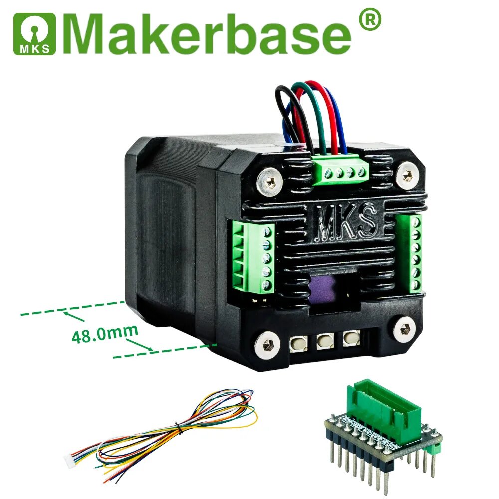 Драйвер Makerbase MKS SERVO42D NEMA17 для 3D-принтера, SERVO42D 48 RS485 MT