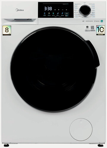 Изображение товара Стиральная машина Midea MFC3814BSW47/W автомат 8 кг, белый