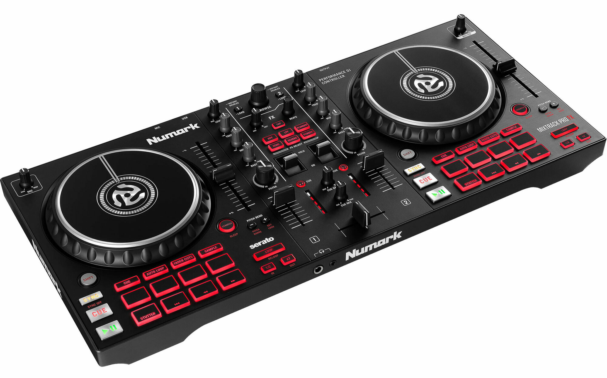 2-дековый DJ-контроллер Numark MixTrack Pro FX для Serato с Auto Loop