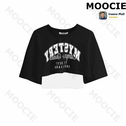 фото Кроп-топ moocie, размер xl, черный