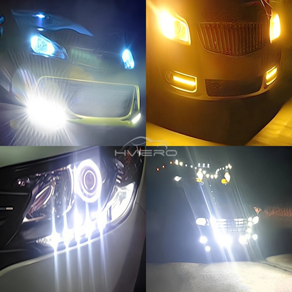 2pcs 18MM Led Eagle Eye DRL Дневной свет для фонарей Источник резервного копирования Реверсирование парковки сигнальных ламп Водонепроницаемый — фото 1