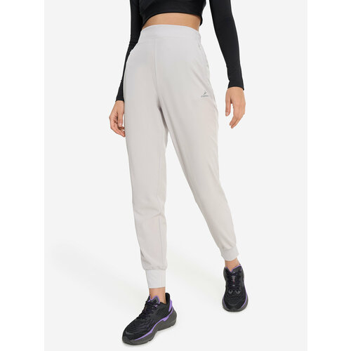 фото Брюки спортивные demix w d running urban woven pants, размер 50, светло-серый