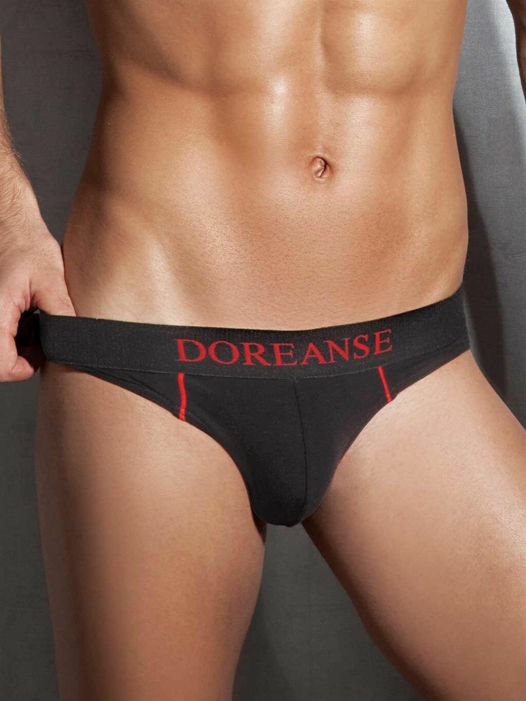 Мужские трусы-брифы спортивные "Doreanse Modal Sport", комфортные, черный, L, модал/хлопок
