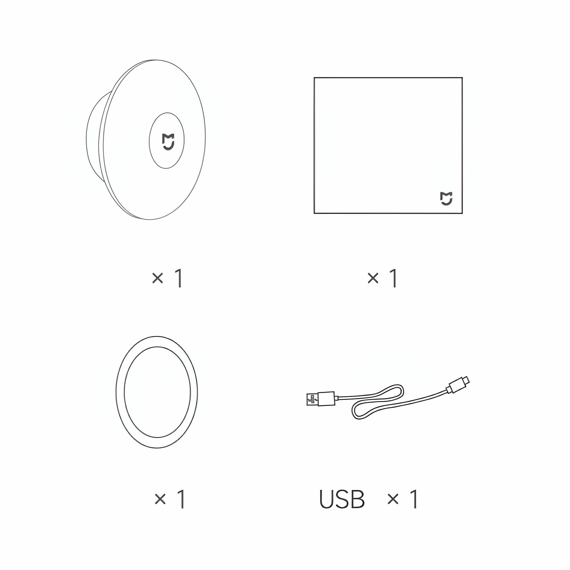 Семья использует ночник Xiaomi Mijia для комфортного передвижения ночью