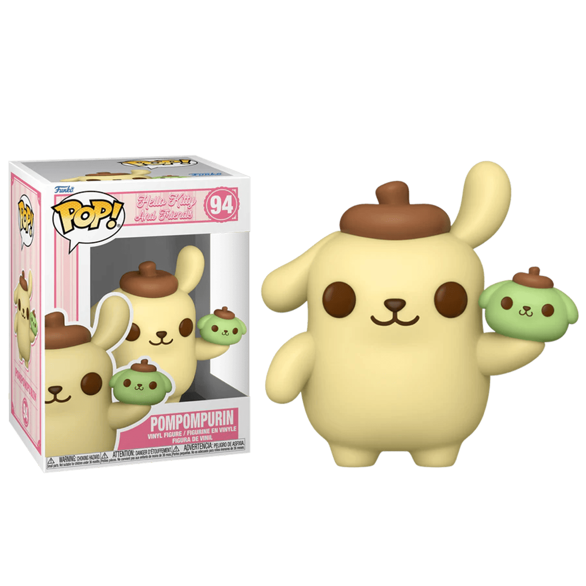 Фигурка Funko POP! Золотистый Ретривер Помпомпурин с десертом (Pompompurin) #94