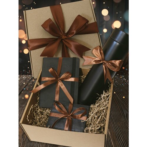 Подарок мужчине на 23 февраля Термос обложка на паспорт картхолдер 2950₽