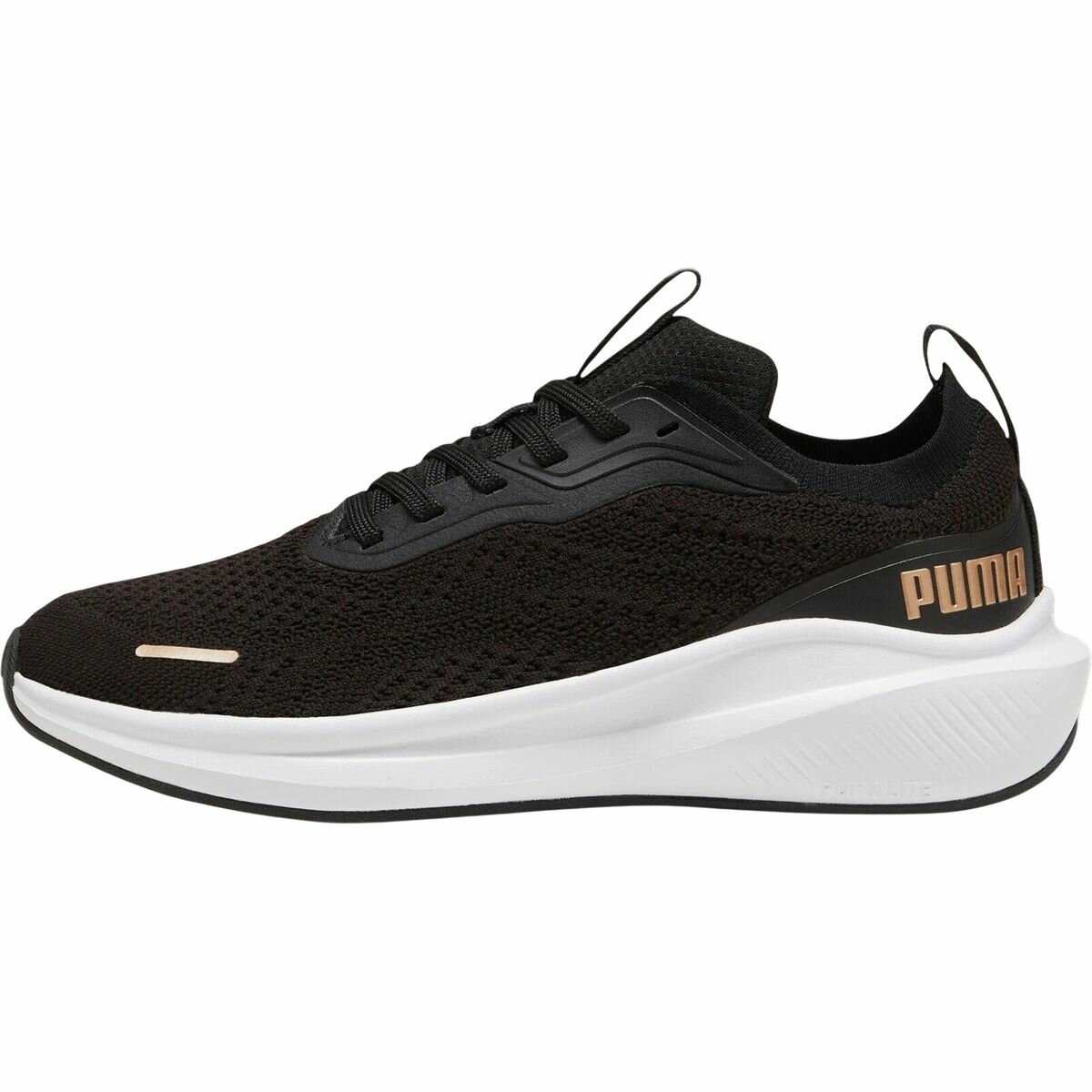 Кроссовки PUMA Skyrocket Lite Engineered, полнота F, размер 10 UK, черный/белый — фото 1