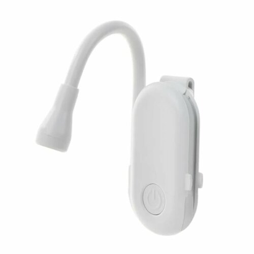 Лампа аккумуляторная на прищепке, с кабелем USB, для чтения книг.