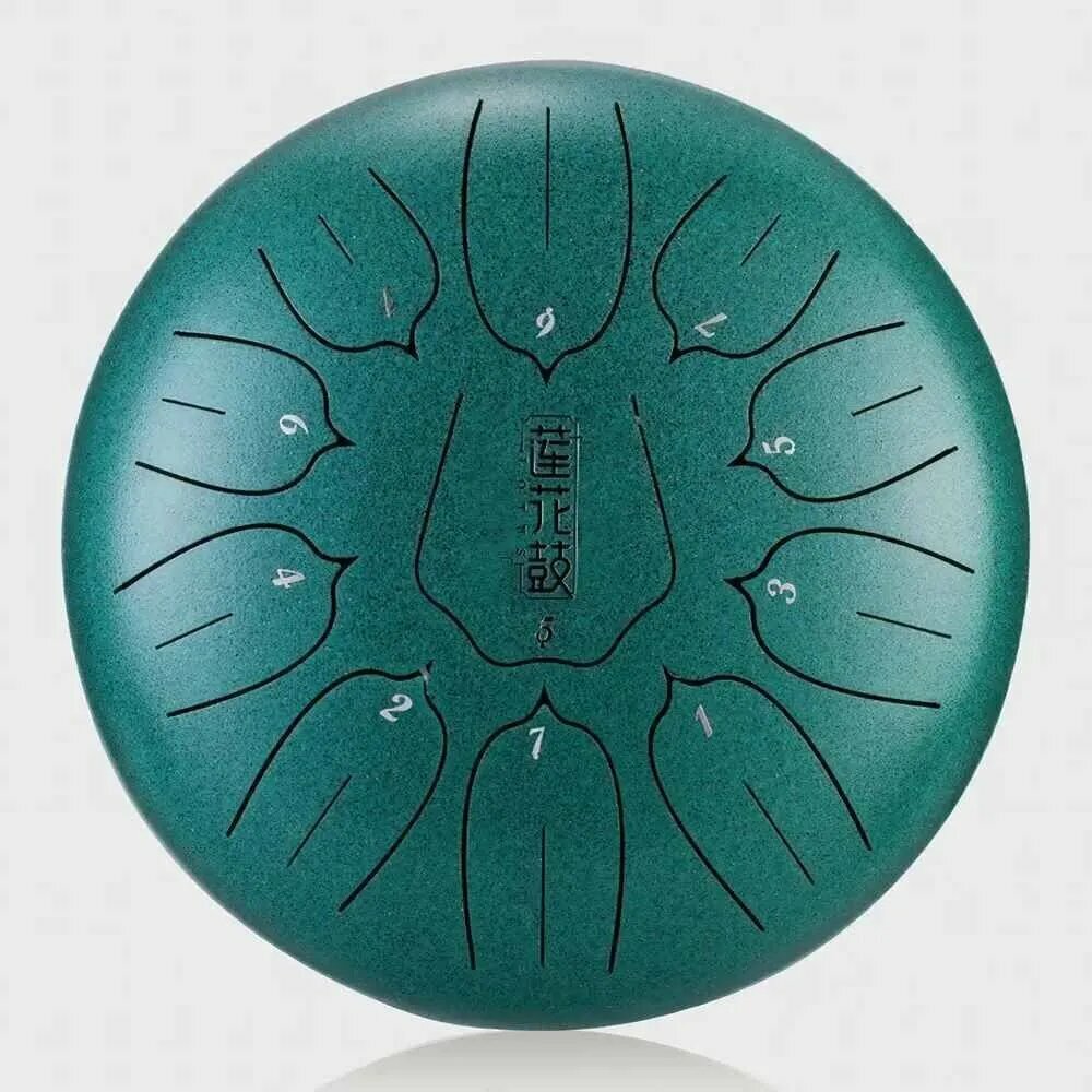 Глюкофон 30 см ( 12 дюймов) 11 лепестков - бирюзовый SQNKJ