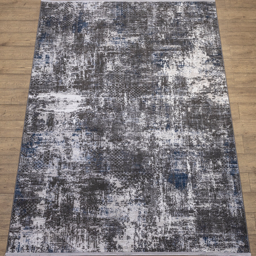 Ковер Турецкий Pera дизайн 2749B цвет C.ANTRASIT / BLUE 0.8x1.5м