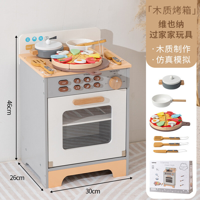 Игровая плита YC "Kitchen Vienna Royal", деревянный, для детей, имитация кухонных принадлежностей