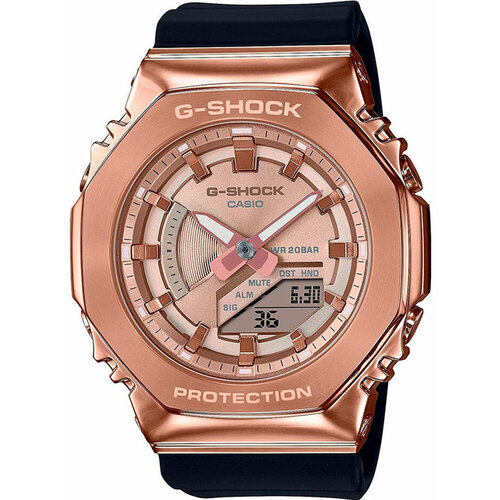 фото Наручные часы casio g-shock, золотой, пыльная роза, черный, розовый