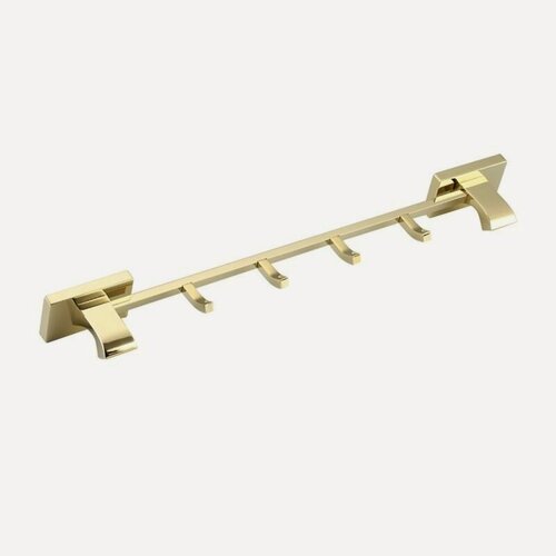 Изображение товара Вешалка для ванной Gappo G0716-43 с 4 крючками, золото