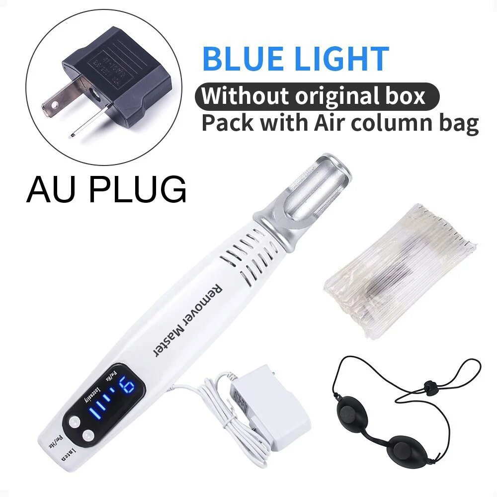 Лазерная ручка для удаления татуировок foreverlily, Blue-NoBox-AUplug