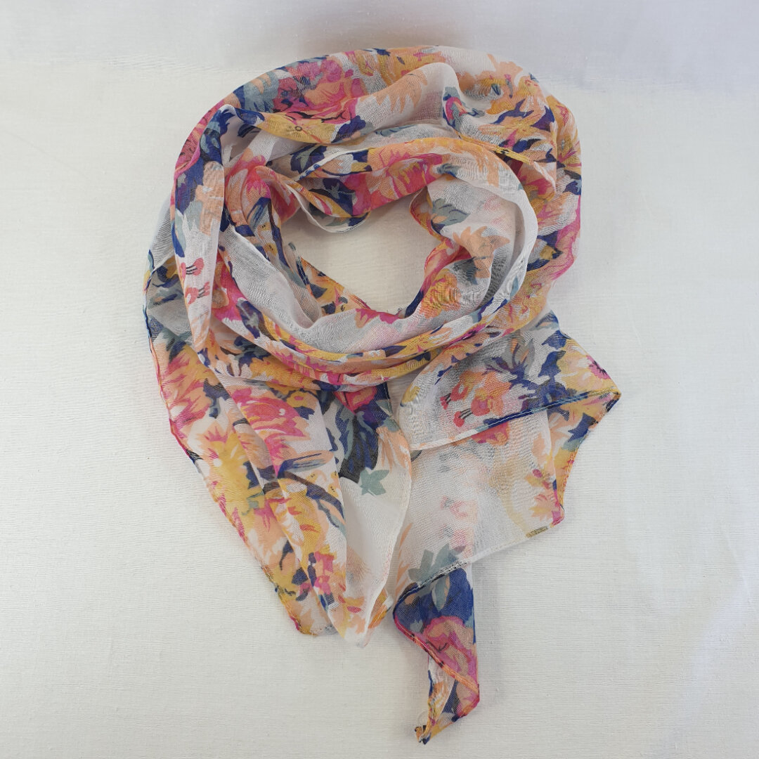 Шарф полиэстер 156х53 см винтаж