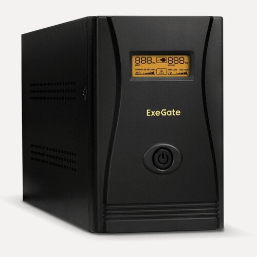 Изображение товара ИБП ExeGate SpecialPro Smart LLB-2200. LCD. AVR.6C13. RJ. USB, 2200 ВА / 1300 Вт, 6 выходов C13, USB, LCD-дисплей