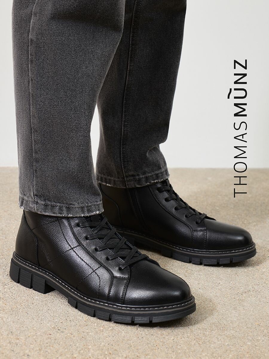 Ботинки дерби Thomas Munz, размер 43, черный