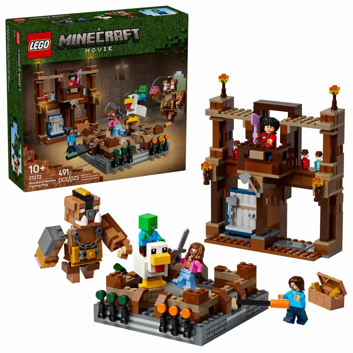 Конструктор LEGO Minecraft 21272 Боевой ринг в лесном особняке