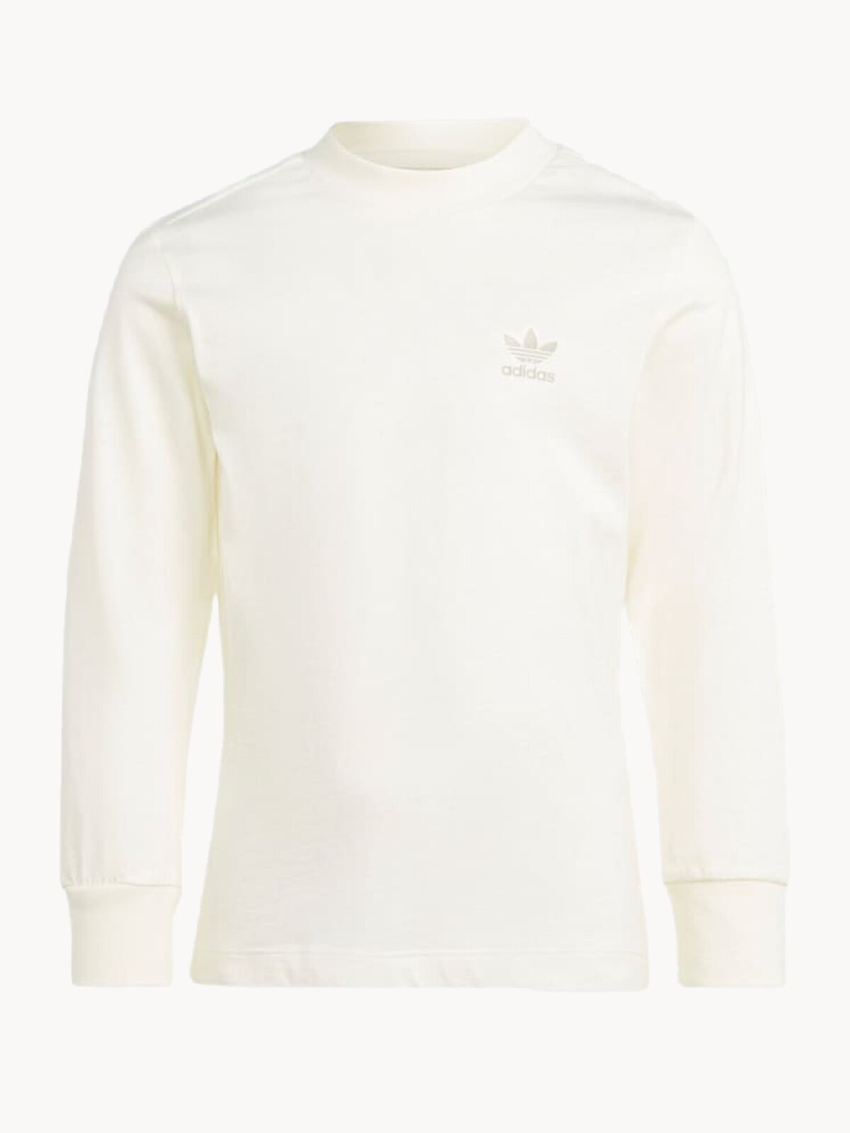 Лонгслив adidas Originals, размер 6-7 лет, кремовый