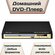 DVD-плеер черного цвета с воспроизведением с USB-накопителей и разъемом USB