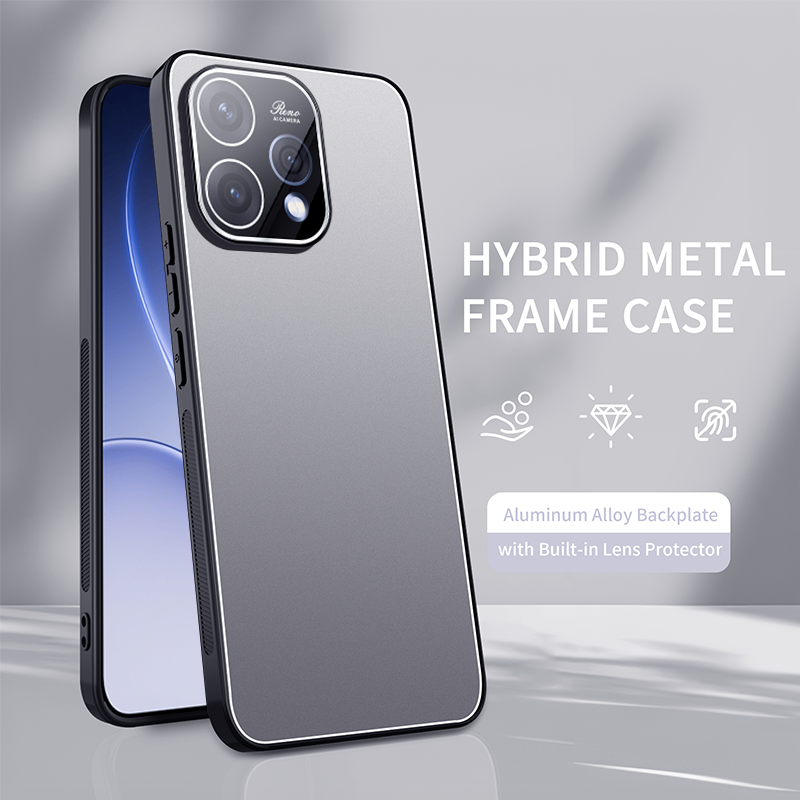 Чехол Для OPPO Reno15 5G / Оппо Рено 15C, soft touch, чехол-кардиомонитор, поликарбонат (PC), защита камеры, ударопрочный, усиленные углы, OPPO, OPPO Reno15 5G, OPPO Reno15C, gray,