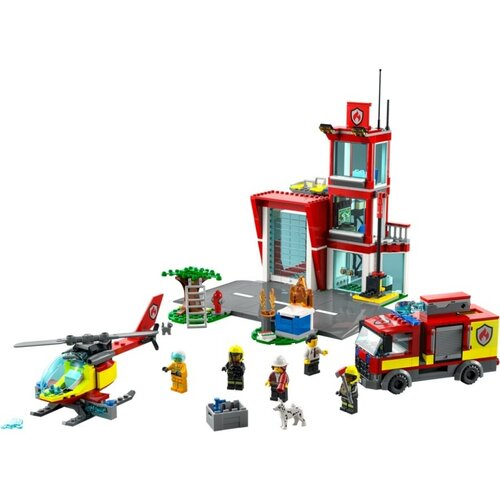 Конструктор LEGO City Fire 60320 Пожарная часть, 540 дет. конструктор lego 60320 city fire station пожарная станция