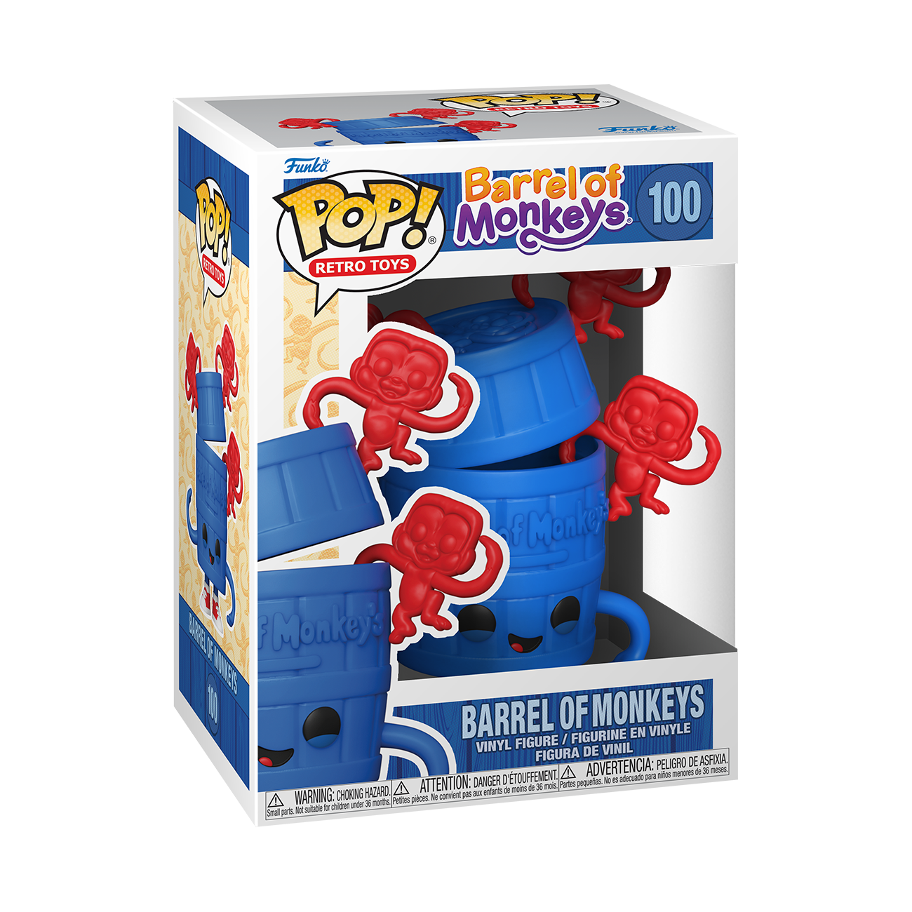 Фигурка Funko POP! Retro Toys Barrel of Monkeys 57809, 10 см