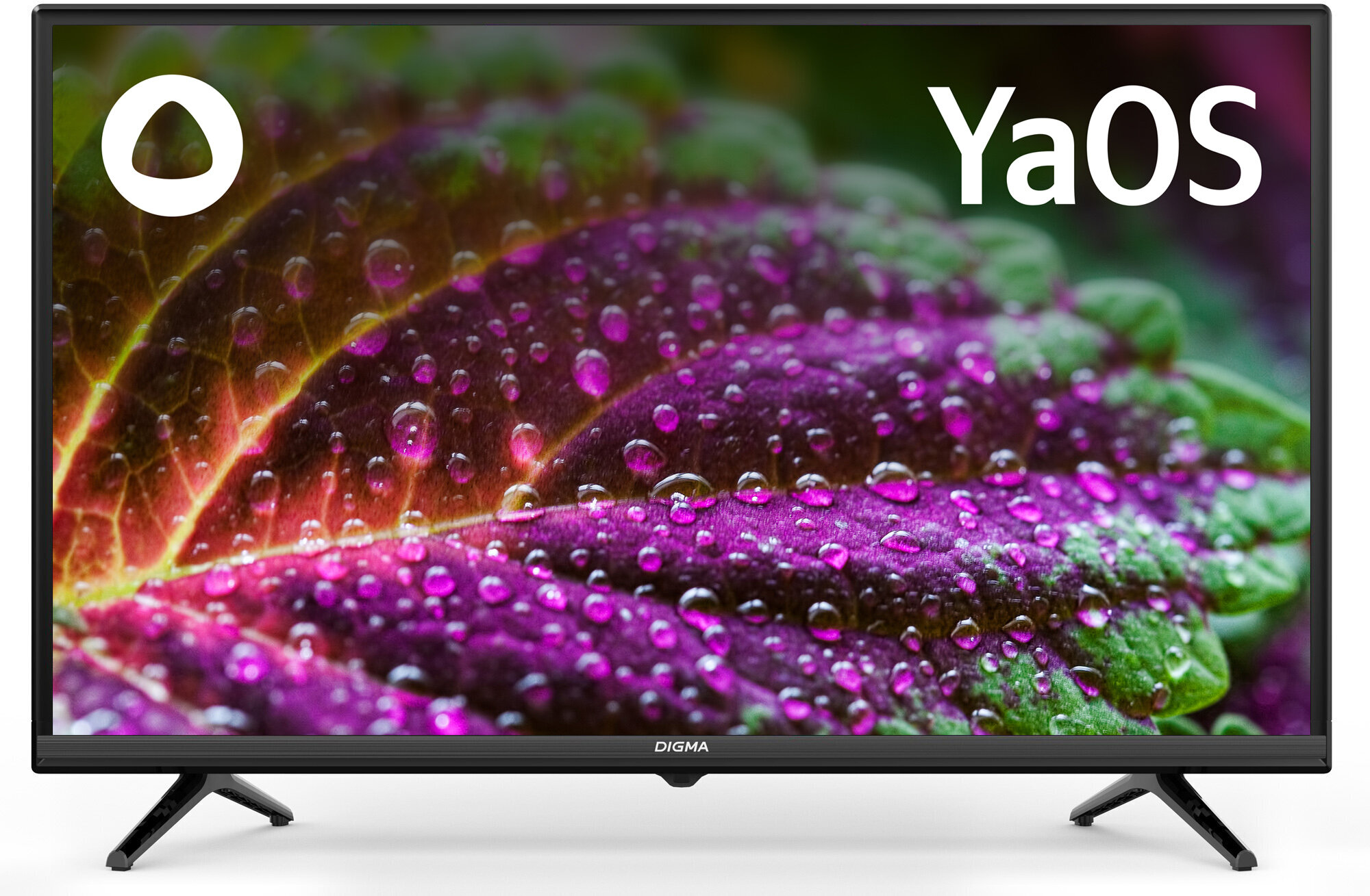 Телевизор Digma Яндекс.ТВ DM-LED32SBB35, 32", LED, FULL HD, Яндекс.ТВ, черный - фото №1