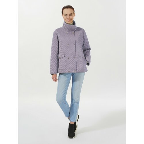 фото Куртка madzerini, размер 52, фиолетовый
