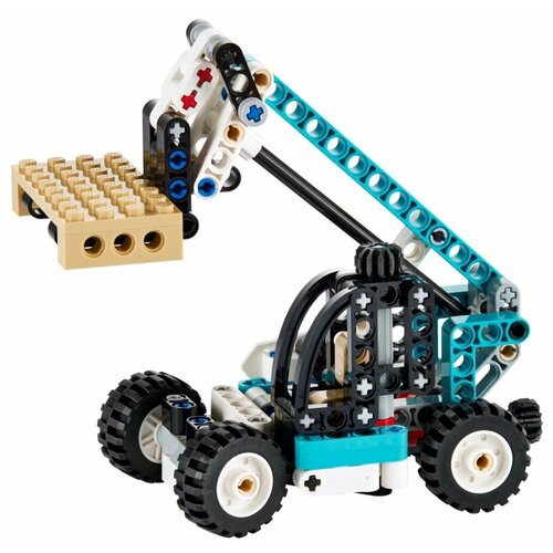 конструктор lego technic 42079 сверхмощный вилочный погрузчик 592 дет Конструктор LEGO Technic 42133 Телескопический погрузчик, 143 дет.