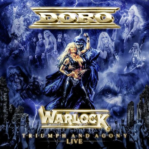 DORO WARLOCK Triumph And Agony - Live, LP (Limited Edition, Clear Blue Vinyl)