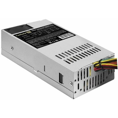 Блок питания 200W ExeGate F200AS (Flex ATX, for ITX case, APFC, КПД 80% (80 PLUS), 4cm fan, 24pin, 4+4pin, 3xSATA, 2xIDE) exegate ex288876rus блок питания 1u f300s itx 4cm fan 20 4p 4р 3sata 2ide 300w